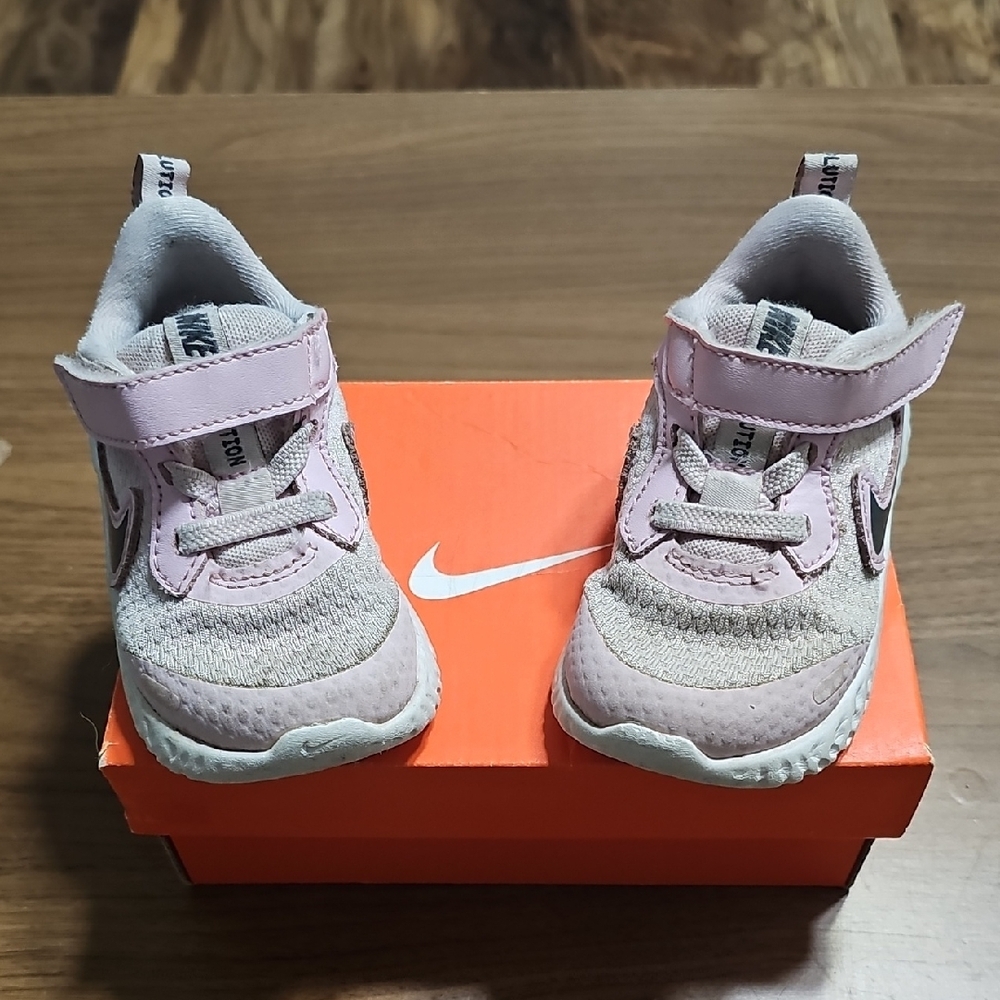 Nike Revolution Toddler Girls Pink Foam Sneakers